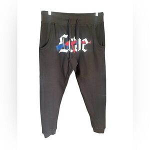 NWOT Kodak Black L.O.V.E. Black Joggers with Graphic Logo